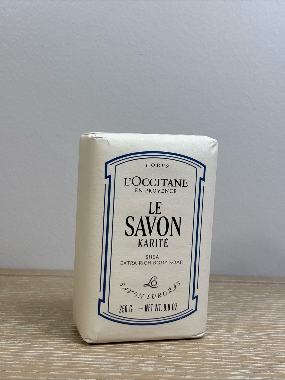 L'OCCITANE Shea Body Soap - Cream and Blue Packaging